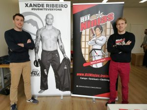 Machiel Gabor Welbergen & Micha Busch (CEO BJJFightgear)