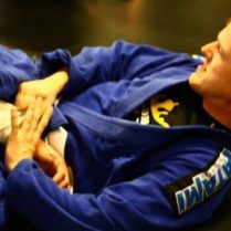 Machiel tijdens BJJ Globetrotters trainingskamp in Kopenhagen in 2014