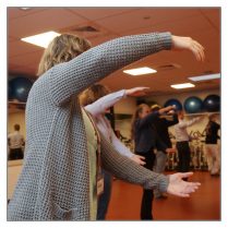 27 oktober voor ondernemend Haren bij Studio Energy. ondernemers introductie les Tai-Chi Style Yang en Qigong.