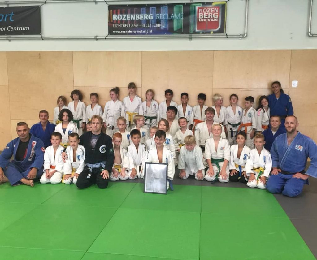 Workshop BJJ voor kinderen bij Dijkmansport in Groningen samen met SAMO ISKANDARANI-ALEXANDARIJN